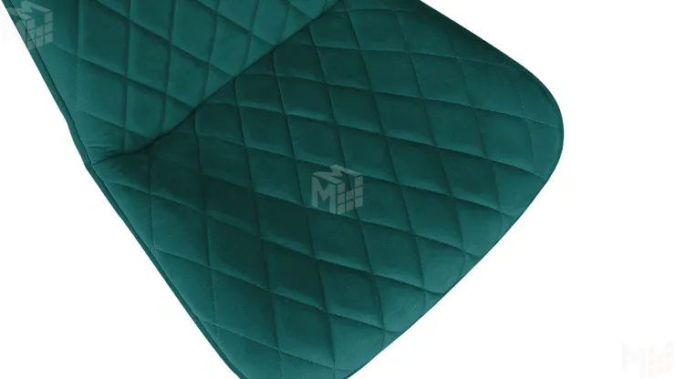 Стул OSCAR Белый муар, Велюр L006 бирюзовый