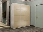 Шкаф-купе Прайм 3-х дверный Стекло фисташка 210 см Шкаф-купе Прайм 3-х дверный Стекло фисташка 210 см