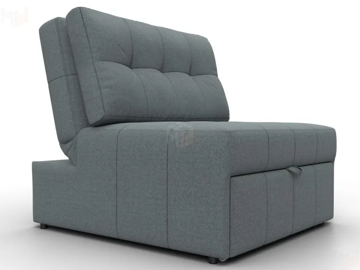 Кресло-кровать Лига-107 (80) ( Амур 07 серый )