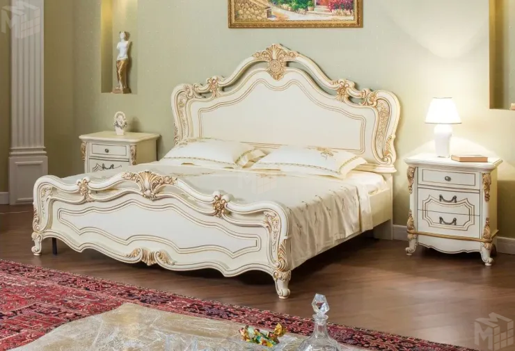 Кровать Мона Лиза 160х200 см крем