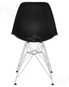 Стул обеденный DOBRIN DSR (ножки хром, цвет чёрный (B-03))