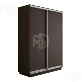 Шкаф-купе Оптим 2-х дверный 140 см. 1 штанга, 6 полок