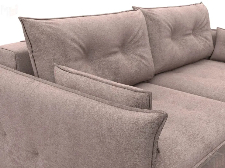 Диван прямой Лига-100 НПБ ( TOWER 05 бежевый )