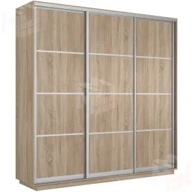 Шкаф-купе Лоял 3-х дверный (ДСП) 210 см.