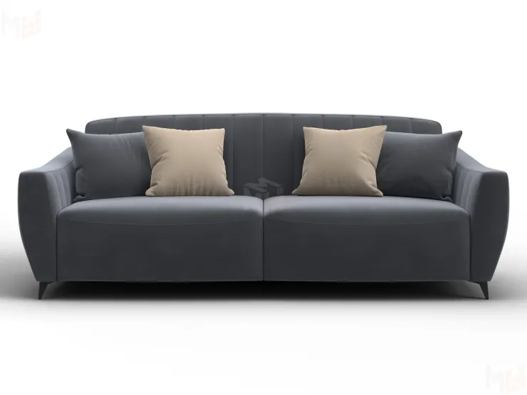 Диван-книжка Лига-095 НПБ ( SEVEN 17 серый )