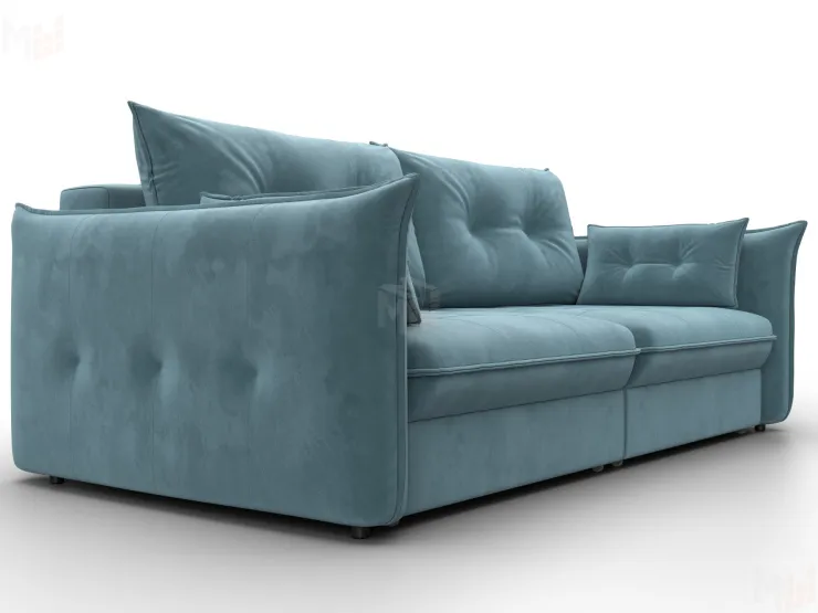 Диван прямой Лига-100 НПБ ( SEVEN 113 бирюзовый )