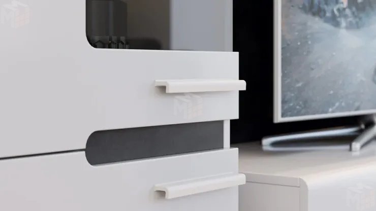 Набор мебели Фьюжн №1 - ГН-260.001 Белый, Белый глянец