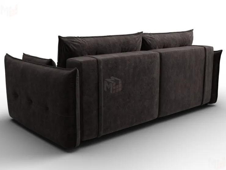 Диван прямой Лига-100 НПБ ( BRUT 17 коричневый )