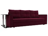 Диван прямой Атланта со столом слева