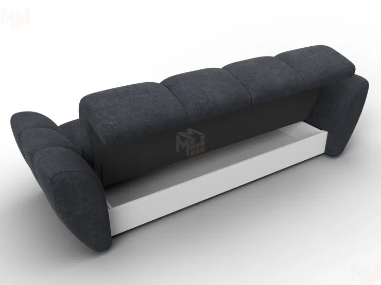 Диван-книжка Лига-129 ( LAIM 26 темно-серый )