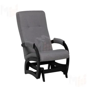 Кресло-маятник Leset Хельга (Венге/Savana Plus Mouse (серый))