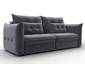 Диван прямой Лига-100 НПБ ( SEVEN 17 серый )