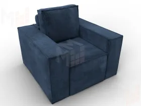 Кресло Лига-081 НПБ ( TOWER 13 синий )