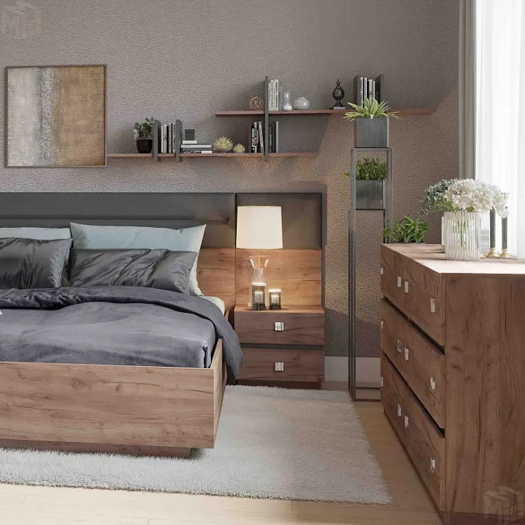 Тумба прикроватная Neo 41 Дуб табачный