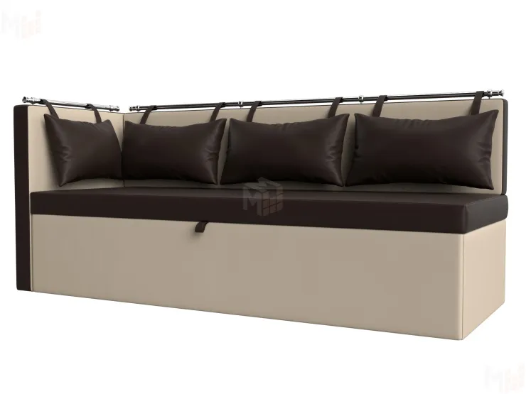 Диван кухонный прямой Метро с углом слева