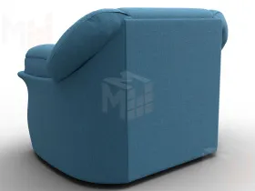 Кресло Карнелла ( Амур 10 голубой )