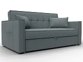 Диван прямой Лига-104 (140) ( Амур 07 серый )
