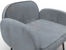 Кресло Лига-086 ( велюр TOWER 10 серый )