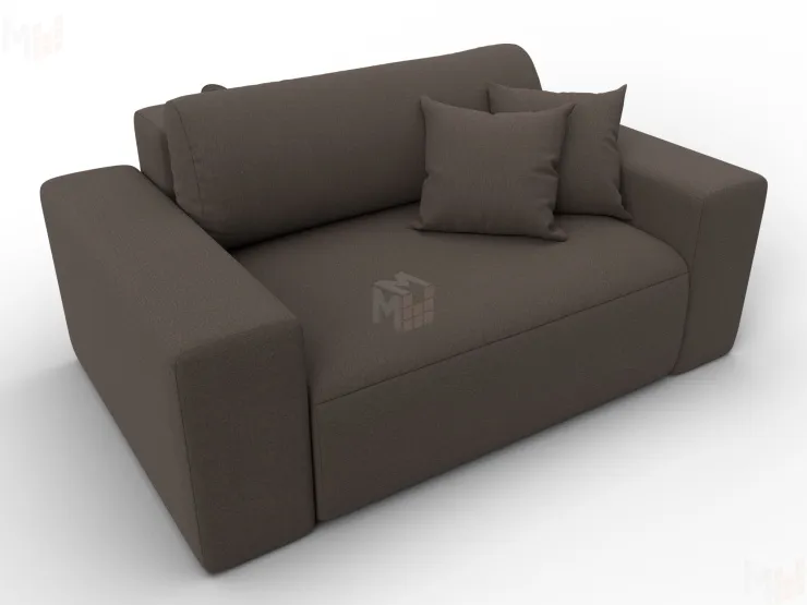 Кресло Лига-036 НПБ ( Амур коричневый )