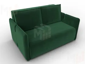Диван прямой Лига-117 ( SEVEN 626 зеленый )