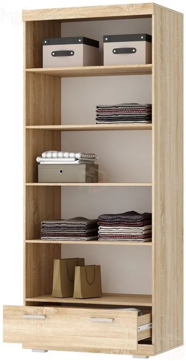 Шкаф СОНАТА ШС-900 с полками Дуб Сонома-Сакраменто