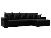 Диван угловой с декором и полкой Лига-050 НПБ