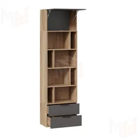 Шкаф комбинированный (366) Порто Исп.2 - ТД-393.07.20  Графит