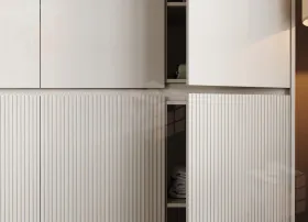 Шкаф Мирен ШК-003 трёхстворчатый фасады МДФ матовая Моно керамика