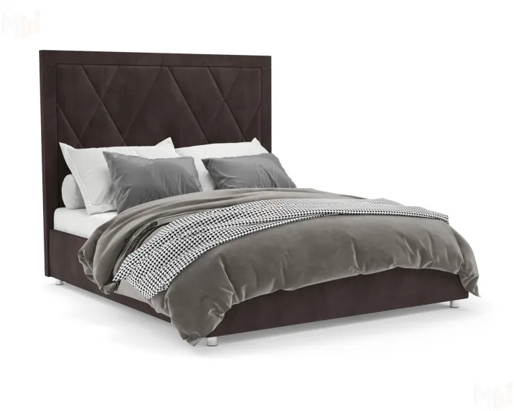 Кровать Треви 140 см (Кордрой коричневый)