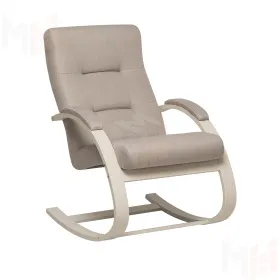 Кресло-качалка Leset Милано NEW (Слоновая кость/Malmo 05 (бежевый))