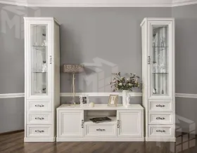 Витрина Мишель 1-ств белый матовый Витрина Мишель 1-ств белый матовый