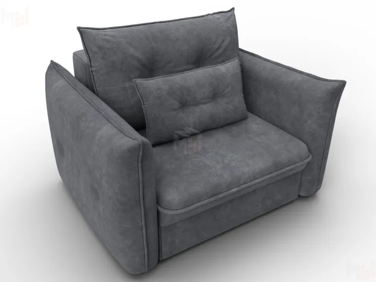 Кресло Лига-100 НПБ ( BRUT 16 темно-серый )