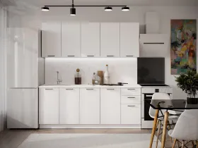 Кухонный гарнитур Мемфис 2,0 белый