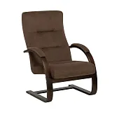 Кресло Leset Монэ NEW (Орех текстура/Bingo 07 (коричневый))