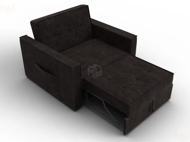 Кресло-кровать Лига-104 (80) ( BRUT 17 коричневый )