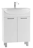 Тумба под умывальник "Уют 60" Контраст без ящика Айсберг
