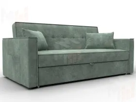 Диван прямой Лига-104 (160) ( BRUT 08 зеленый )