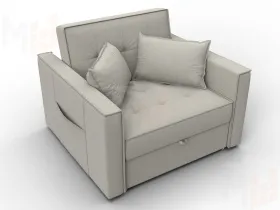 Кресло-кровать Лига-104 (80) ( Амур 02 бежевый )