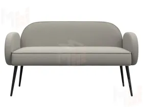 Диван прямой Лига-086 ( Амур 02 бежевый )