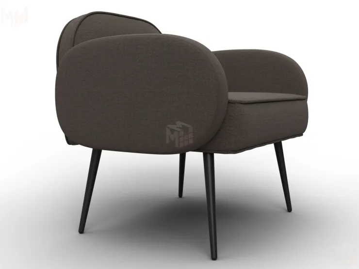 Кресло Лига-086 ( рогожка Амур 05 коричневый )