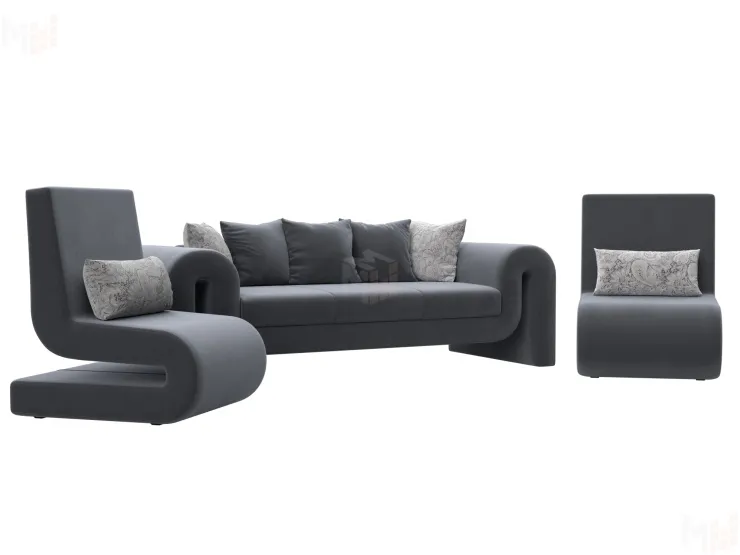 Набор Волна-1 (диван, 2 кресла)