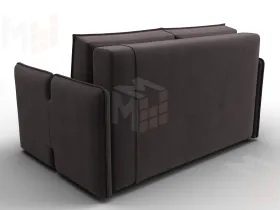 Диван прямой Лига-117 ( SEVEN 727 коричневый )