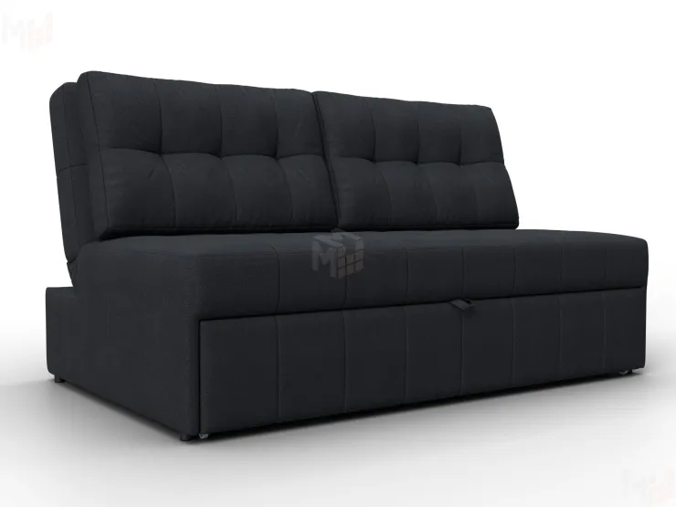 Диван прямой Лига-107 (140) ( JOLY 16 темно-серый )