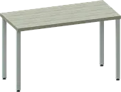 Стол письменный Ингар 1/ТТ дуб беленый / белый