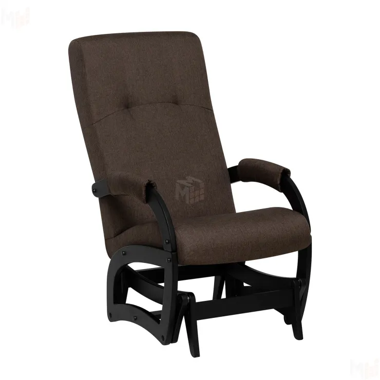 Кресло-маятник Leset Хельга (Венге/Savana Plus Toffee (коричневый))