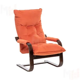 Кресло-трансформер Leset Оливер (Орех текстура/V39 оранжевый)