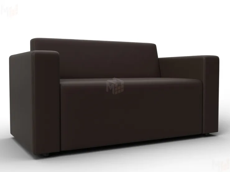 Диван прямой Лига-093 ( Коричневый )