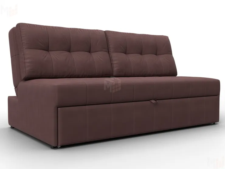 Диван прямой Лига-107 (160) ( JOLY 09 бордовый )