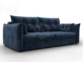 Диван прямой Лига-100 НПБ ( TOWER 13 синий )