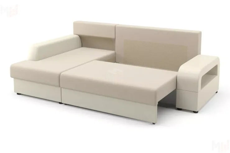 Диван угловой Марго Бежевый Левый